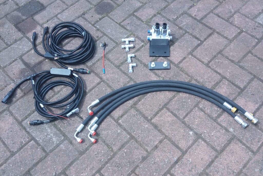 Hitachi ZX130-6 double acting circuit prop pilot control conversion kit